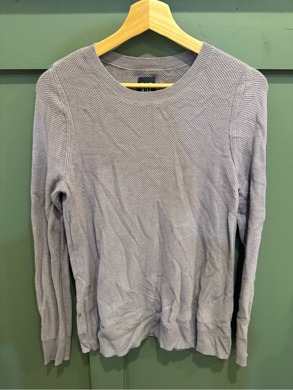 GAP Women's Lavender Crewneck Sweater